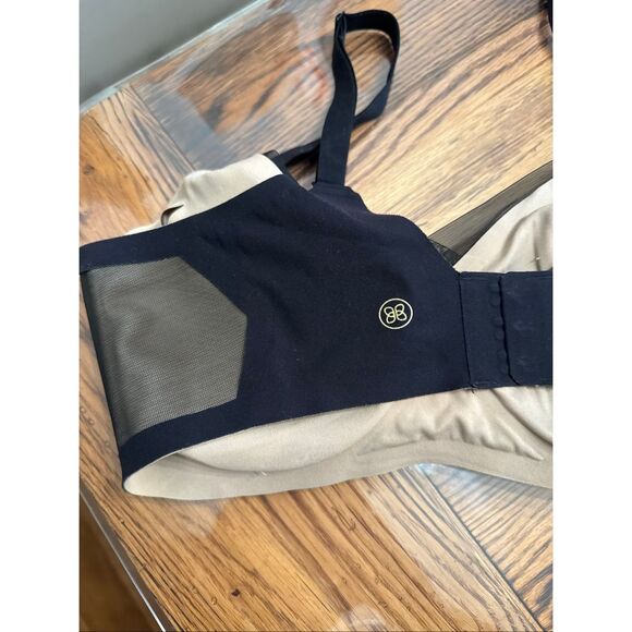 Honeylove black crossover bra mesh details size S - Picture 4 of 6